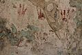 Hand prints at Las Manitas, San Gervasio