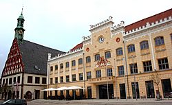 Zwickau town hall and theatre