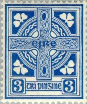 Ireland 3d definitive "Cross of Cong" stamp