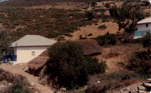 Jebala house with thatched roof