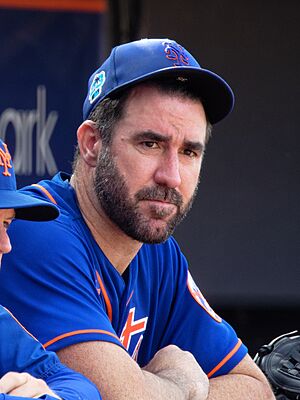 Justin Verlander in the dugout, March 26, 2023 (1) (cropped).jpg
