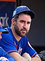 Justin Verlander in the dugout, March 26, 2023 (1) (cropped)