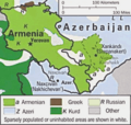 Karabakh ethnic map