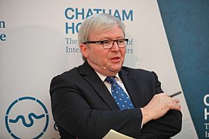 Kevin Rudd at a Chatham House event in June 2015