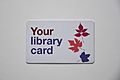 London Borough of Camden library card
