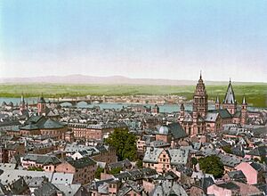 Mainz BlickzumRhein 1890