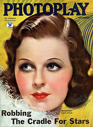 Margaret Sullavan on photoplay magazine 1934