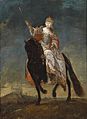 Maria Theresia als Königin von Ungarn zu Pferde