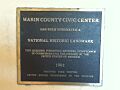 Marin County Civic Center NRHP Marker