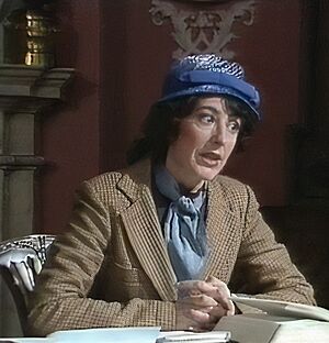 Maureen Lipman performing as Joyce Grenfell