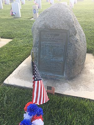 Memorial marker for American dead from Battle of San Pasqual