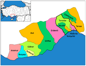Mersin districts