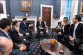Mike Pence meets with Carlos Vecchio, Julio Borges y Venezuelan gov't in exile
