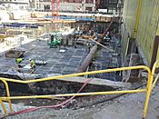Millennium Tower construction, 29 May 2014