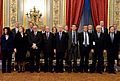 Monti Cabinet with Giorgio Napolitano
