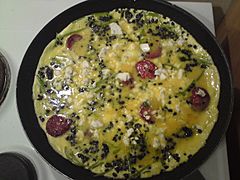 Muscari comosum omelet