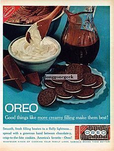 Oreo cookies ad1961