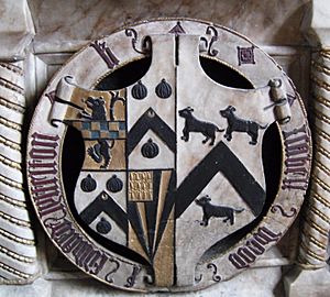 Penkridge St Michael - Edward Littleton 1558 Isabel Wood Arms
