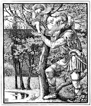 Plate 2 of The Happy Prince and Other Tales (1888)