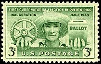 Puerto Rico election 1949 U.S. stamp.1