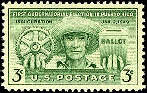 Puerto Rico election 1949 U.S. stamp.1