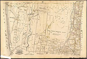 Robinson Manhattan and Bronx Plate 35 publ. 1885