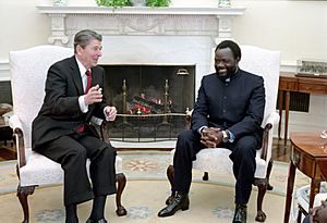 Ronald Reagan and Jonas Savimbi