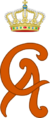 Royal Monogram of Princess Catharina-Amalia of the Netherlands