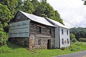 SCHUBERT-GRABER LOG-POST SHOP, ZIONSVILLE, LEHIGH COUNTY, PA