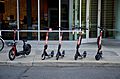 Spin and Razor rental electric scooters in Portland, Oregon (2019)
