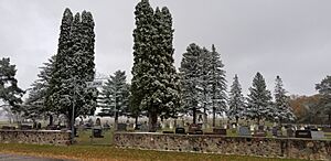 St. James Catholic Church cemetery in Jacobs Prairie, Minnesota
