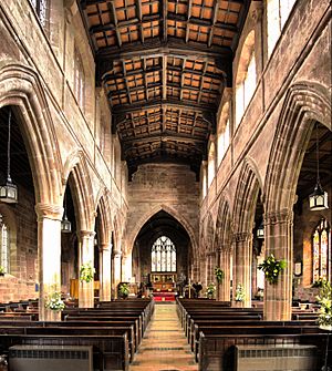 St Mary and All Saints Church, Great Budworth interior