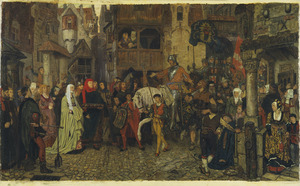 Sten Sture d.ä. intåg i Stockholm (1864) målning av Georg von Rosen