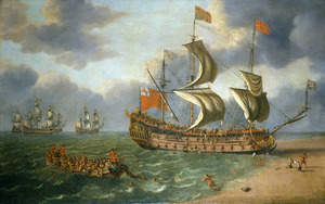 The Wreck of the 'Gloucester' off Yarmouth, 6 May 1682 RMG BHC3369.tiff