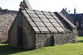The burial vault of William Drummond of Hawthornden, Lasswade Kirkyard