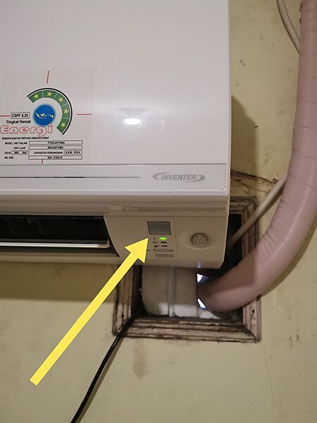 The receiver on the aircon