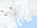 Tokyo metro map marunouchi