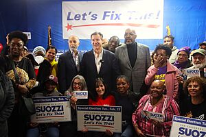 Tom Suozzi for Congress event in Westbury
