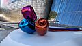 Tulips sculpture by Jeff Koons in the Bilbao Guggenheim Museum