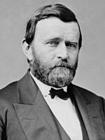Black-and-white photographic portrait of Ulysses S. Grant