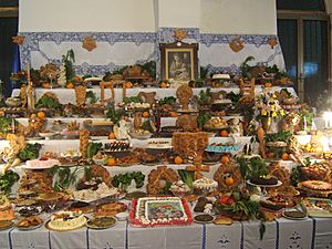 Valguarnera Caropepe - Tavolata di San Giuseppe