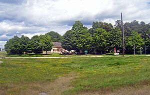 Van Wyck Homestead from I-84 exit ramp