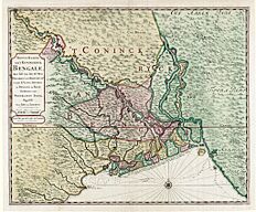Van de Broucke Map of Bengal