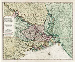 Van de Broucke Map of Bengal