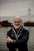 Victor Vescovo photographed by Robert Ormerod in Newhaven Harbour, Edinburgh