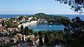 View across Anse des Fosses from the top of the Cap Ferrat hill - panoramio