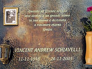 Vincent Schiavelli tumbstone in Polizzi Generosa Sicily 