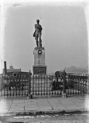 Viscount FitzGibbon who fell at the "Charge of the Light Brigade" in bronze (34006516403)