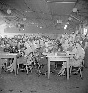 Welfare Facilities at a Royal Ordnance Factory, Britain, 1943 D15544