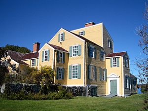 Wentworth-Coolidge Mansion, Portsmouth, New Hampshire, USA, southeast view